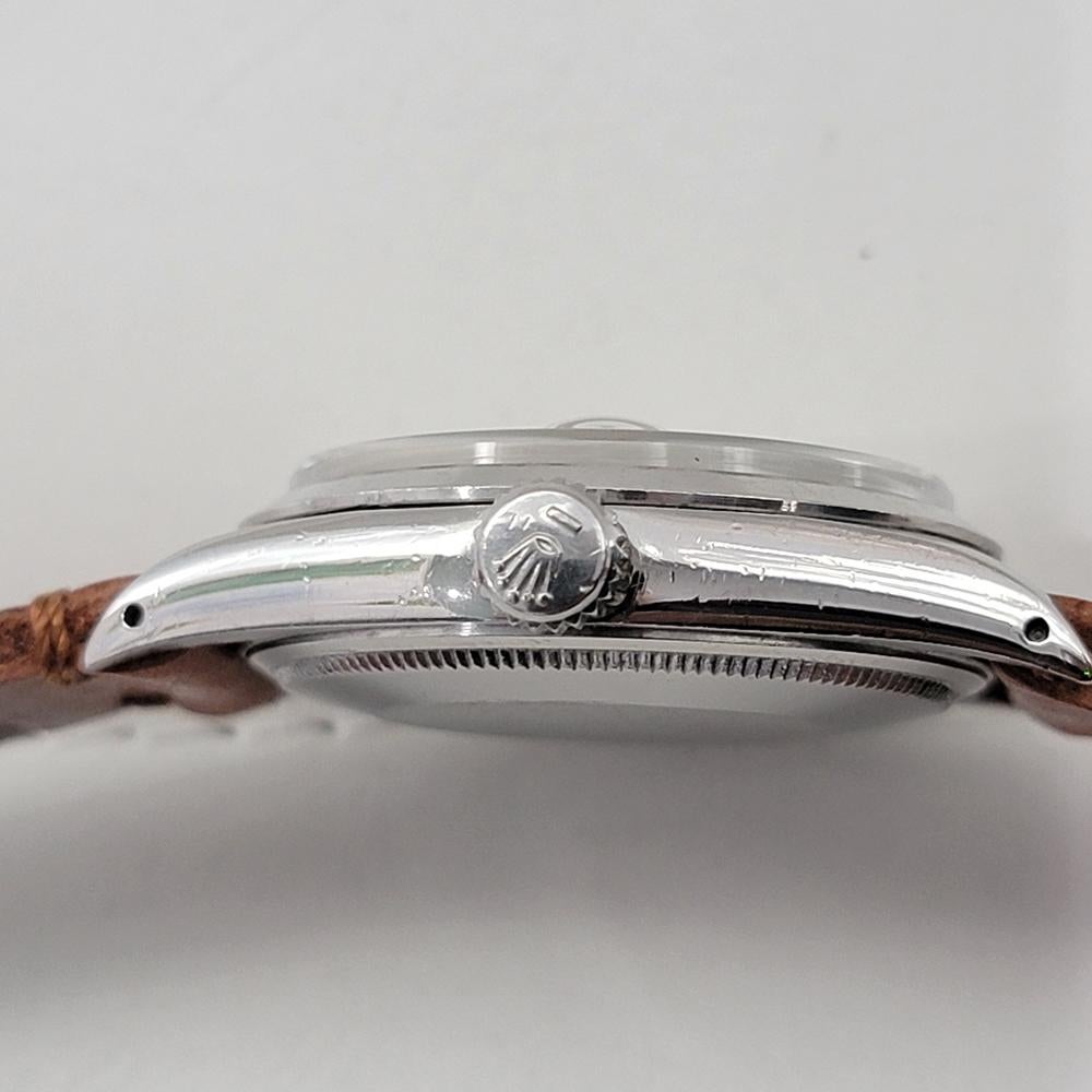 Mens Rolex Oyster Perpetual Date 1500 35mm Automatic 1960s Swiss Vintage RA259T 5