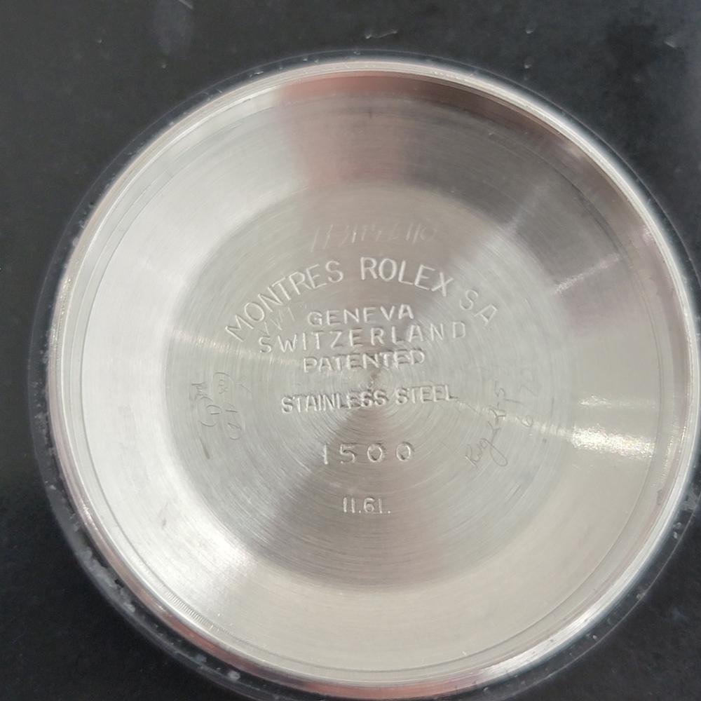Mens Rolex Oyster Perpetual Date 1500 Automatic 1960s Vintage Swiss RA203 4