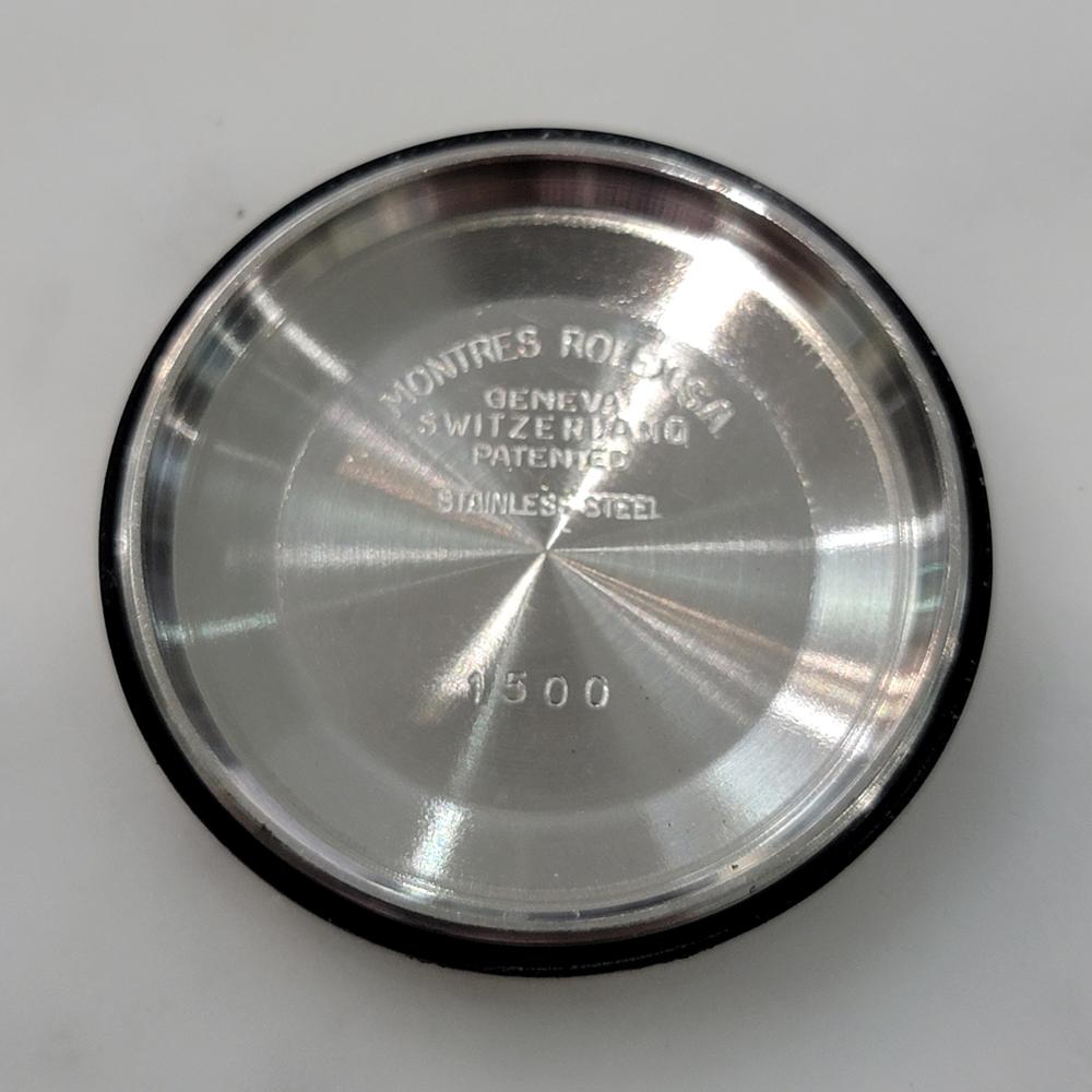 Mens Rolex Oyster Perpetual Date 1500 35mm Automatic 1970s All Original NA137 9