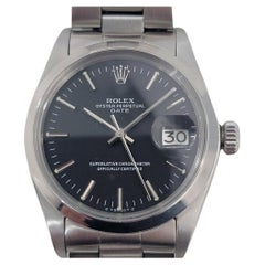 Mens Rolex Oyster Perpetual Date 1500 35mm Automatic 1970s All Original NA137