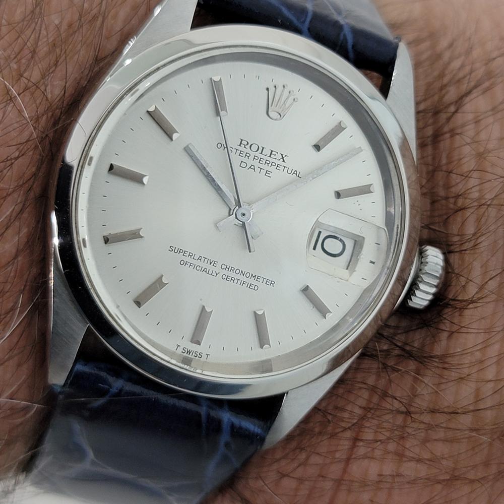 Mens Rolex Oyster Perpetual Date 1500 Automatic 1970s Swiss RA13B 5