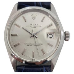 Retro Mens Rolex Oyster Perpetual Date 1500 Automatic 1970s Swiss RA13B