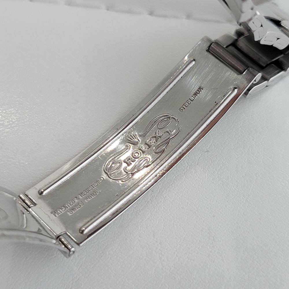 Rolex Oyster Perpetual Date 1500 35 mm automatique des années 1970 avec pochette Rolex RA190 5