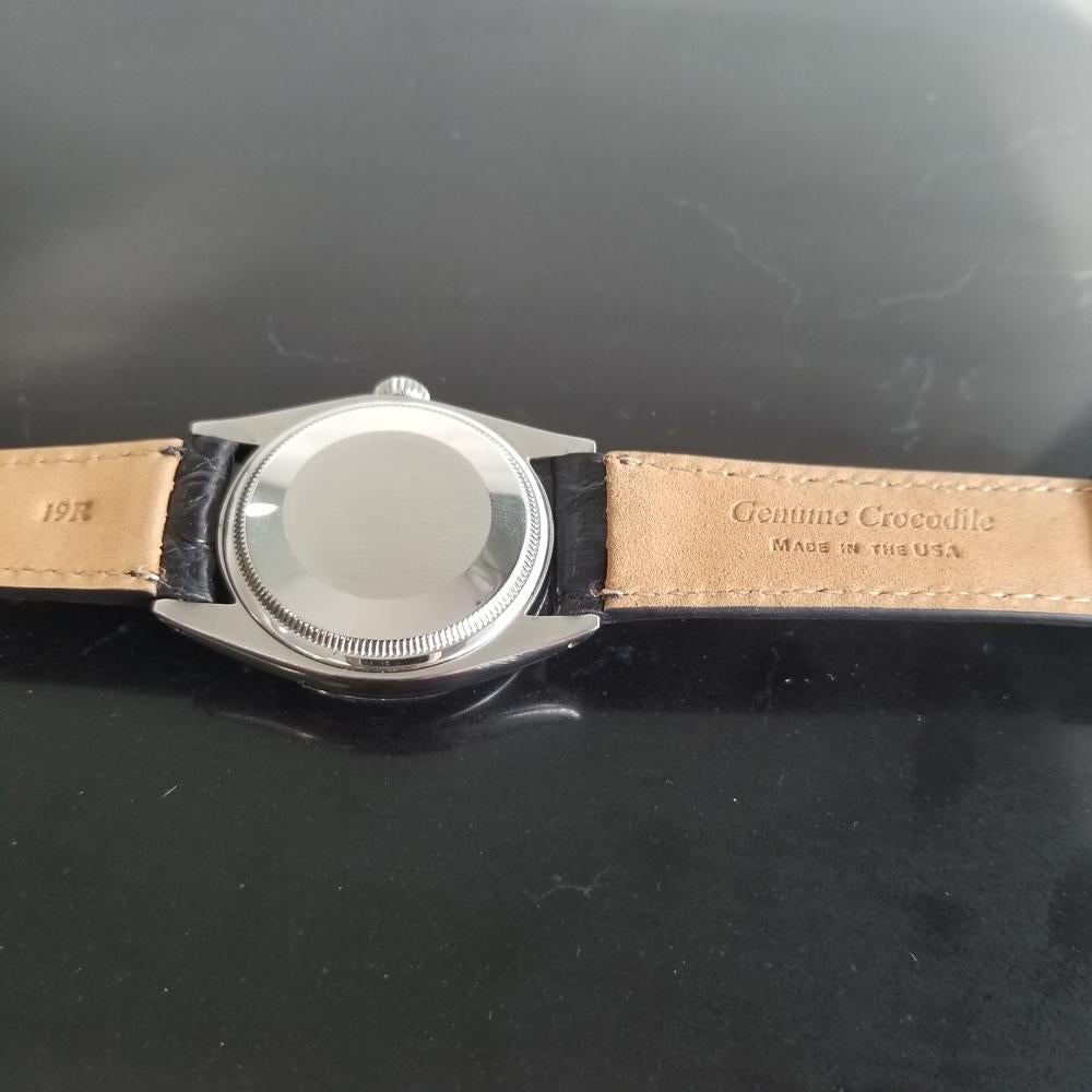 Herren''s Rolex Oyster Perpetual Date 1500 Automatik, ca. 1960er Jahre Vintage RA112BLK 6