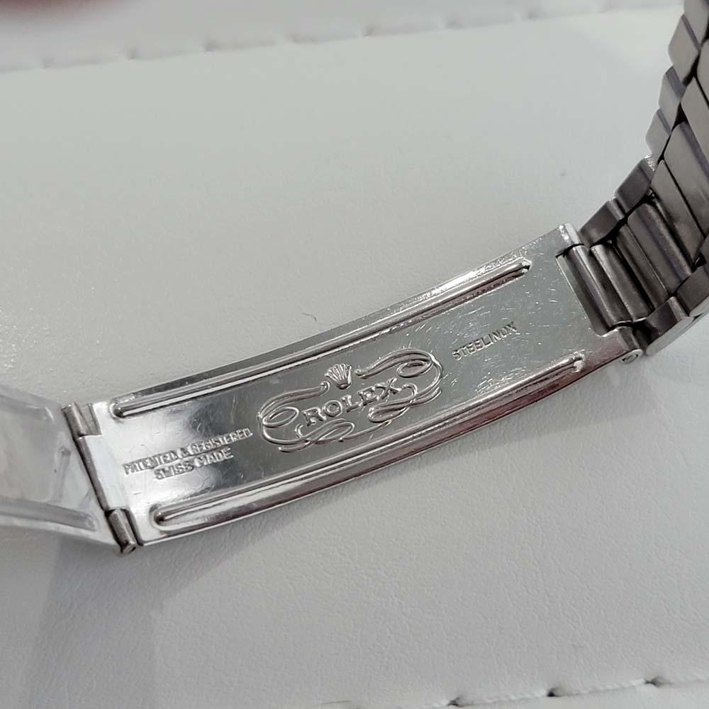 Mens Rolex Oyster Perpetual Date 1500 Automatic Diamond Dial 1970s RA306 6