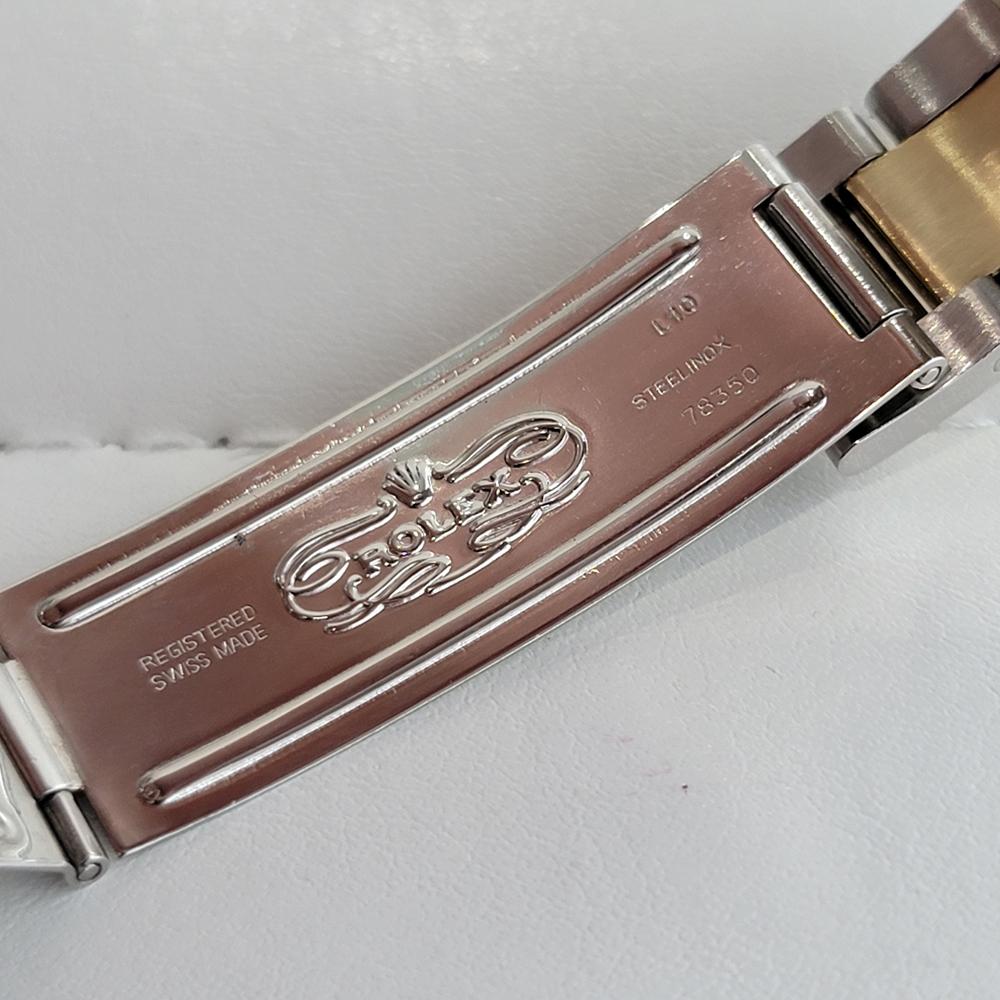 Herren Rolex Oyster Perpetual Date 1500 Gold ss Automatik 1970er Jahre Schweizer RA164 7