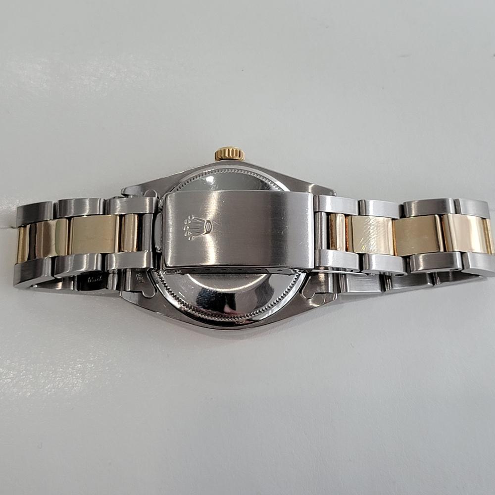 Mens Rolex Oyster Perpetual Date 1500 Gold ss Automatic 1970s Swiss RA164 For Sale 2