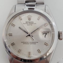 Herren Rolex Oyster Perpetual Date 1500 Automatik 1960er Jahre Vintage Schweizer RJC136