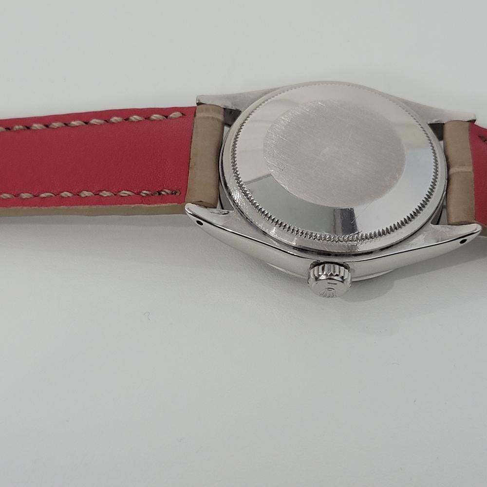 Mens Rolex Oyster Perpetual Date 1500 Automatic 1970s w Rolex Pouch RA190T For Sale 5