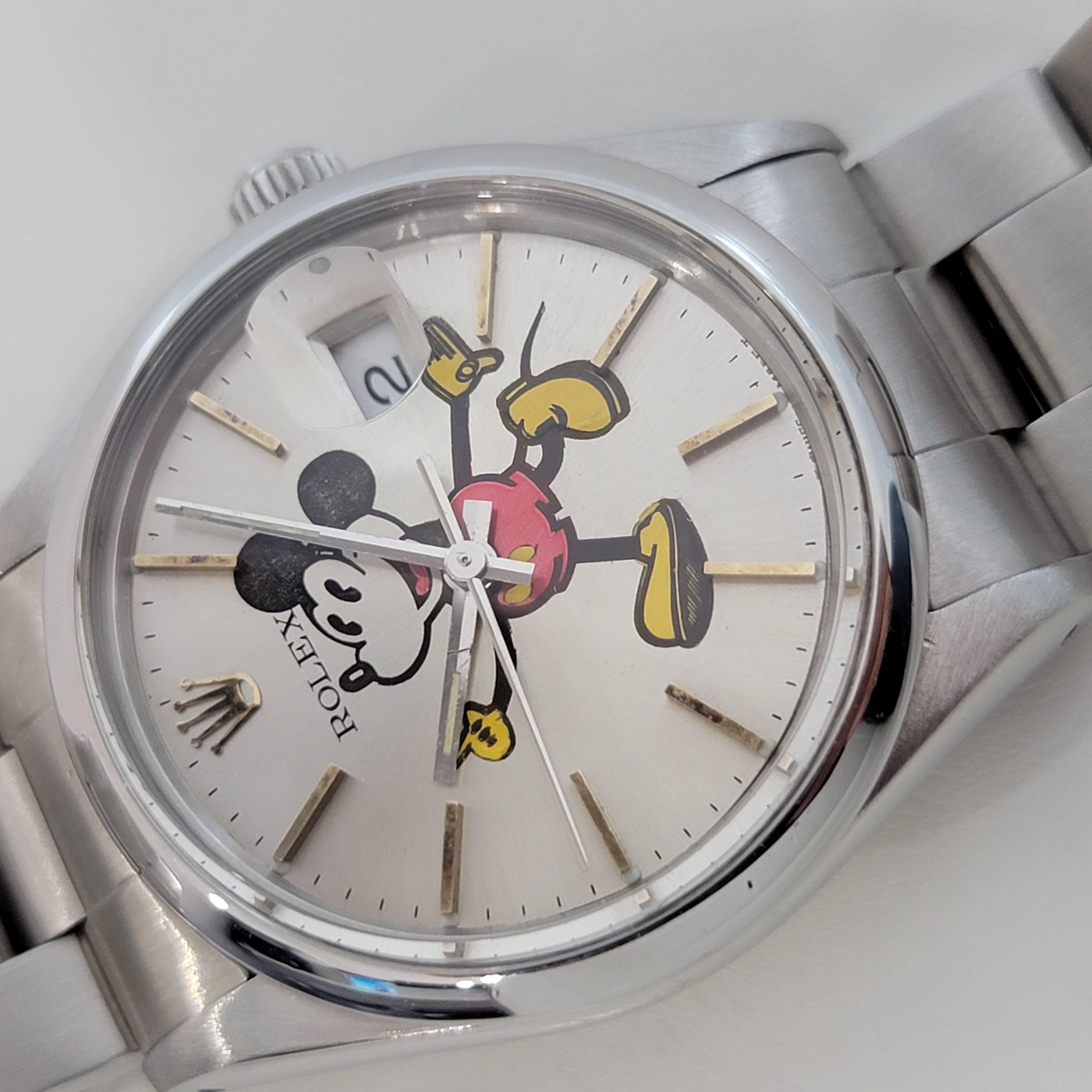 rolex air king mickey mouse