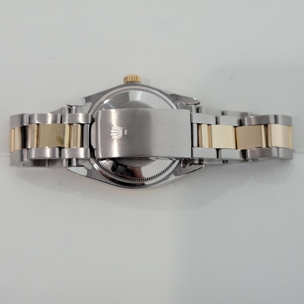 Mens Rolex Oyster Perpetual Date 1501 1970s 18k SS Automatic Swiss RA250 For Sale 4