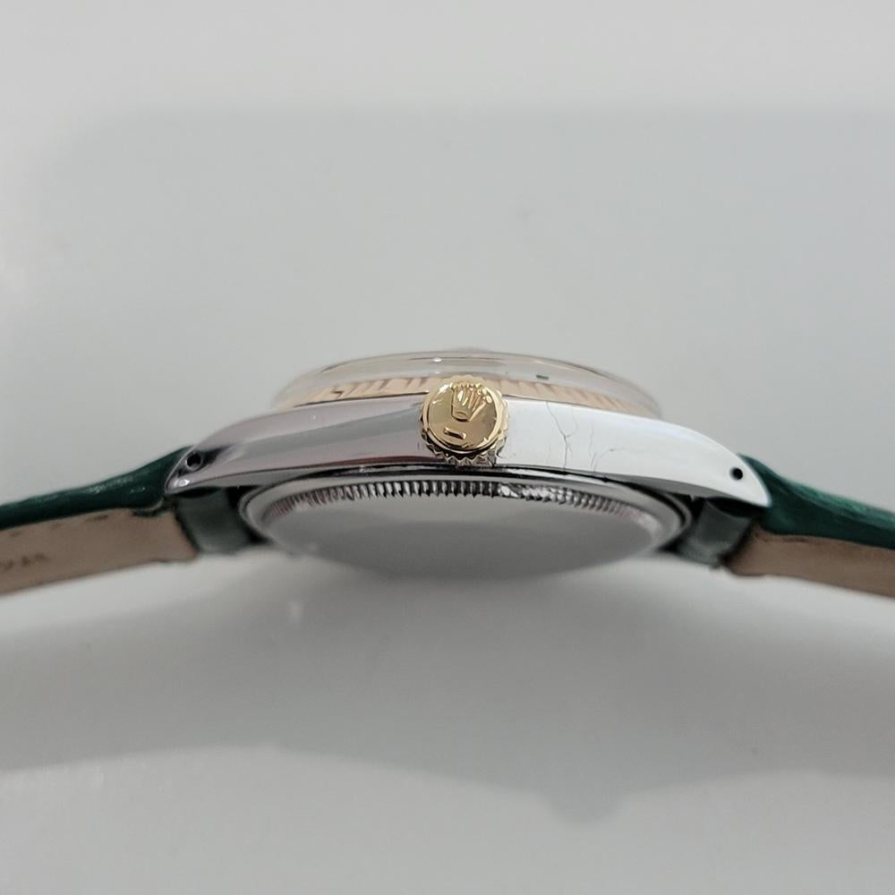 Mens Rolex Oyster Perpetual Date 1501 35mm 18k SS Automatic 1960s Swiss RA357G 2