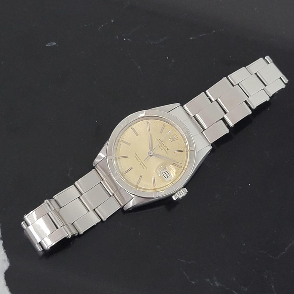Men's Mens Rolex Oyster Perpetual Date 1501 Automatic 1960s Vintage RA187