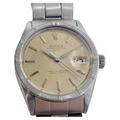 Rolex Montre Oyster Perpetual Date 1501 automatique pour hommes, années 1960, vintage RA187