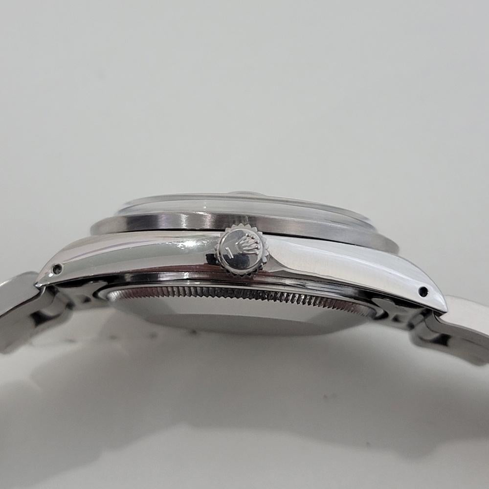 Mens Rolex Oyster Perpetual Date 15010 35mm 1980s Automatic All Original RA473 4