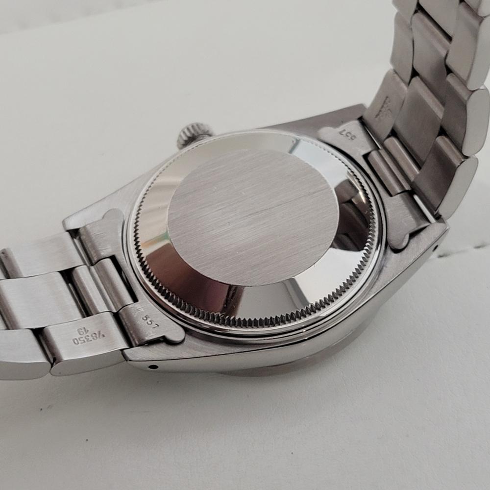 Mens Rolex Oyster Perpetual Date 15010 35mm 1980s Automatic All Original RA473 5