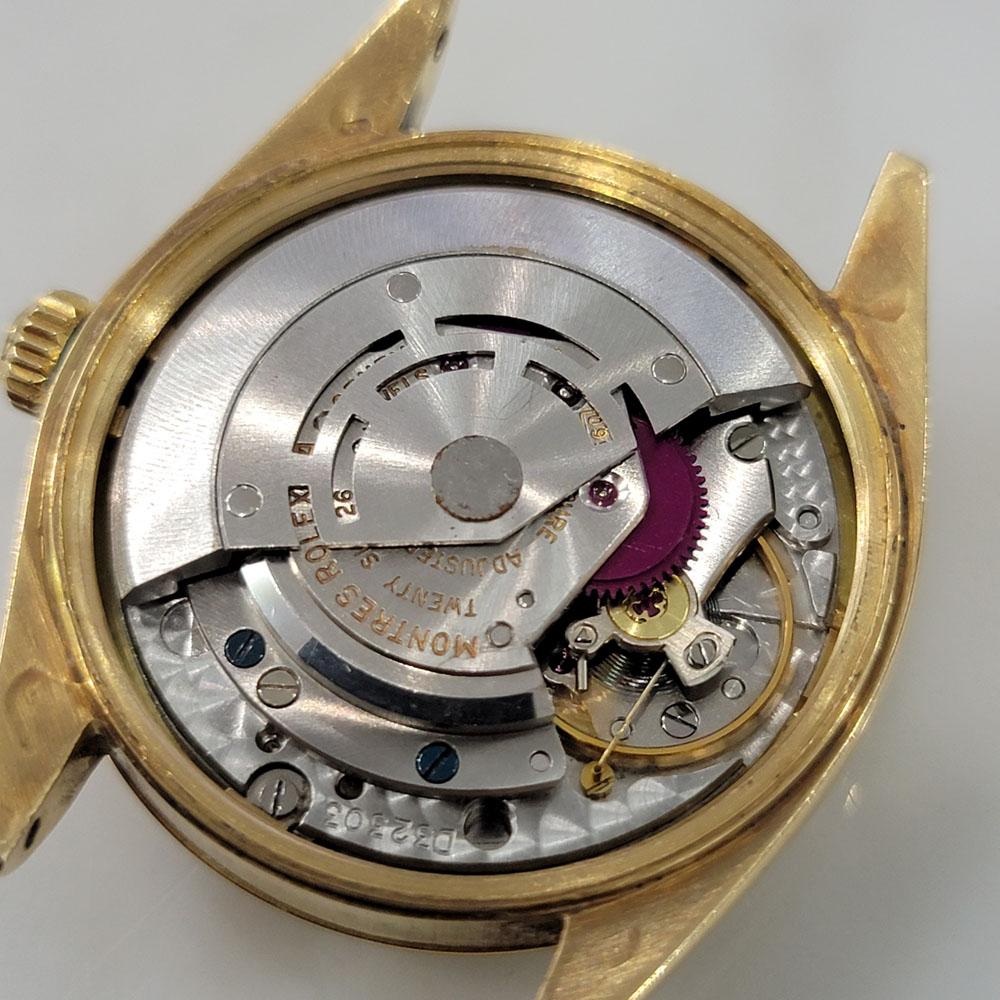 Mens Rolex Oyster Perpetual Date 1503 14k Solid Gold Automatic 1960s Ra348w 4