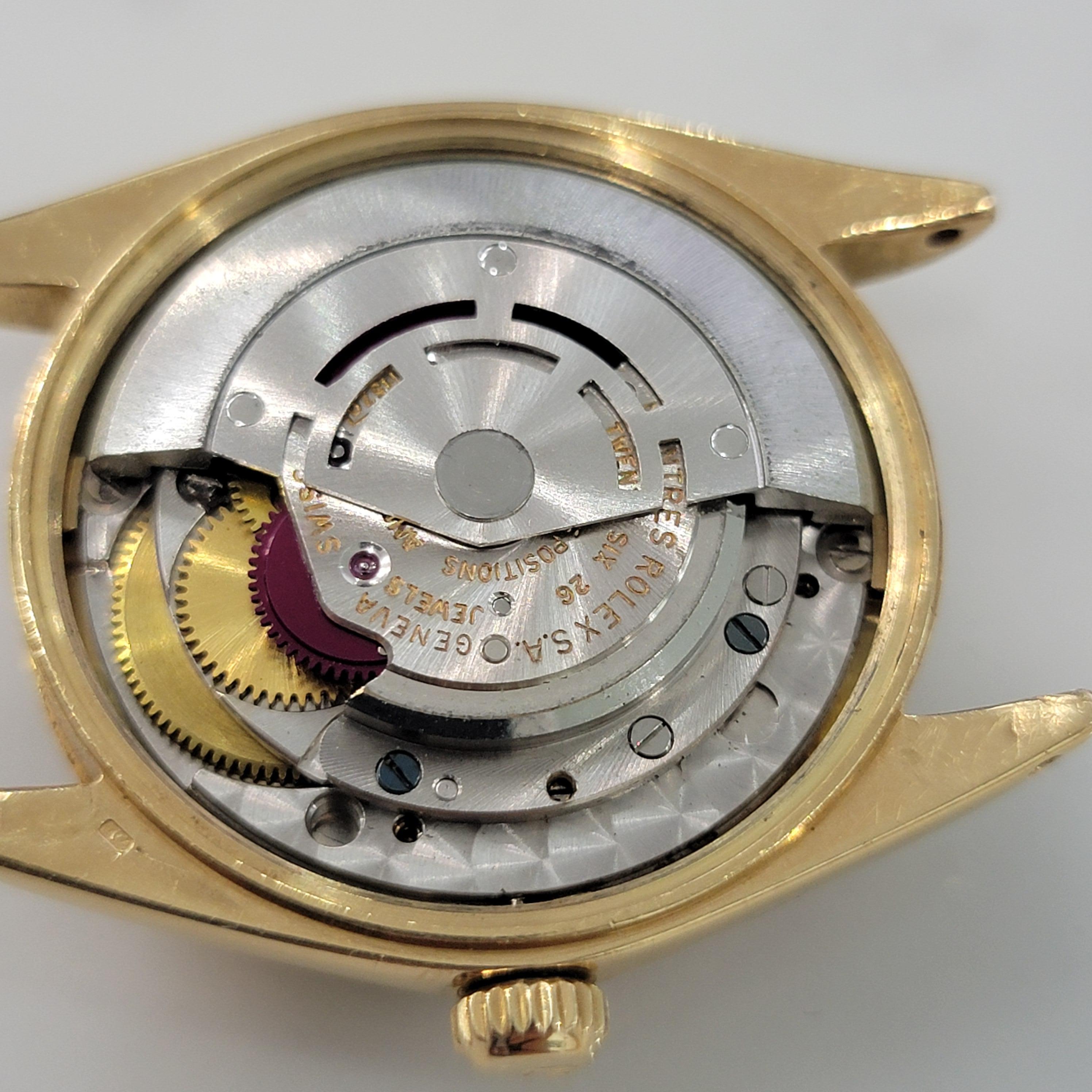 Mens Rolex Oyster Perpetual Date 1503 18k Solid Gold 34mm Automatic 1960s RA387 7