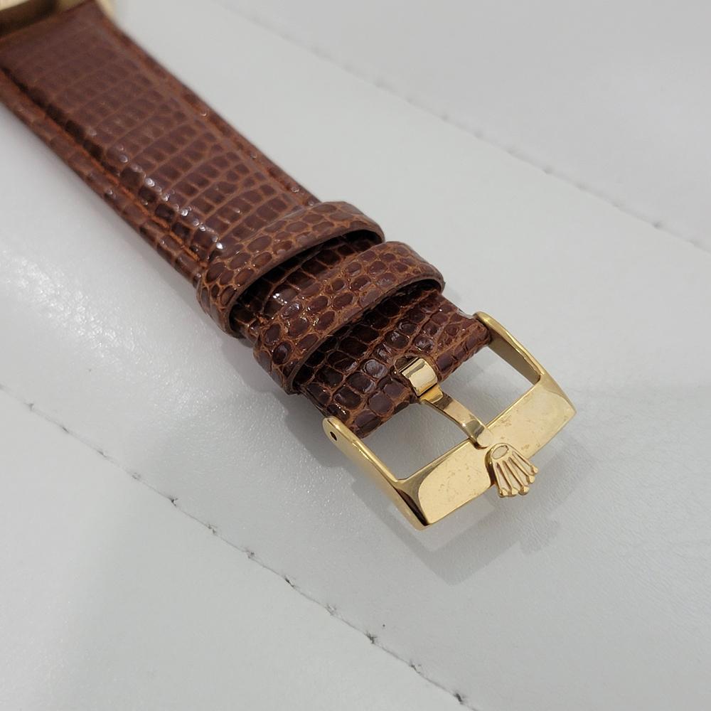 Mens Rolex Oyster Perpetual Date 1503 18k Solid Gold 34mm Automatic 1960s RA387B 4