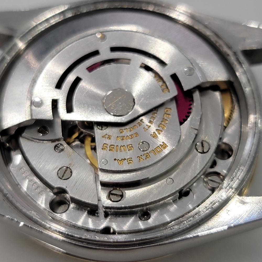 Herren Rolex Oyster Perpetual Date 15053 14k Gold ss Automatik 1980er Jahre RA272 8