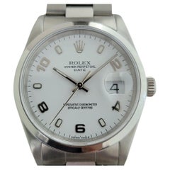Mens Rolex Oyster Perpetual Date 15200 Automatic 2000s w Rolex Pouch RJC144