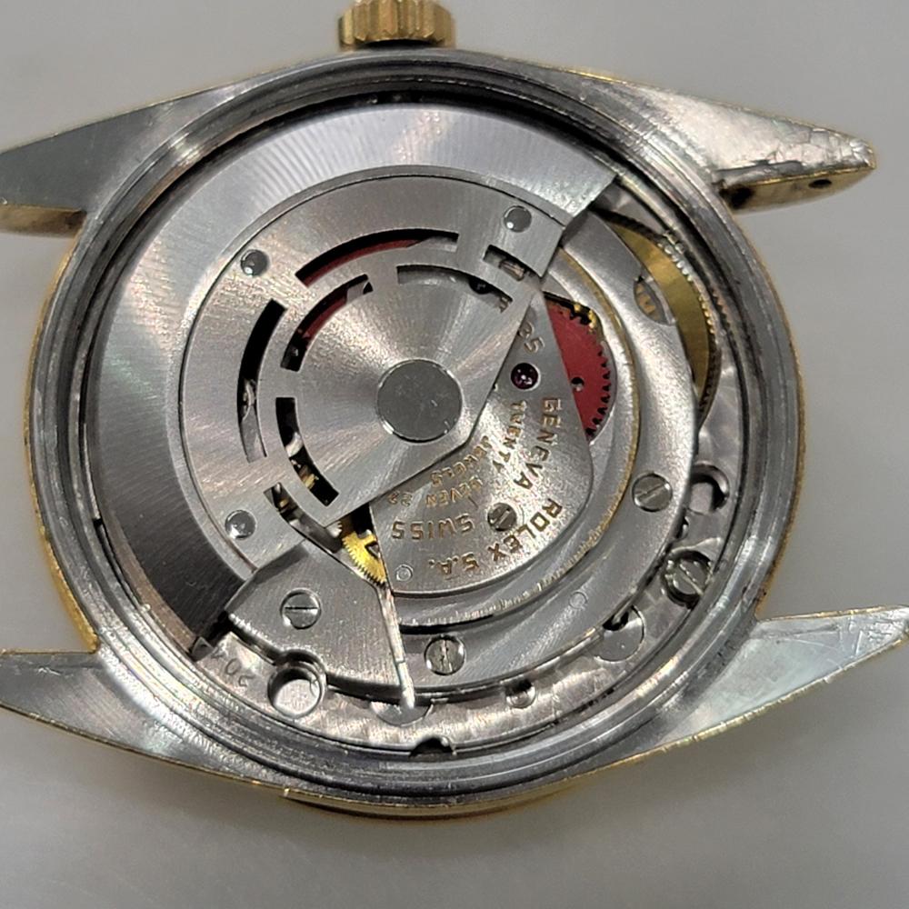 Mens Rolex Oyster Perpetual Date 15505 34mm Gold Capped Automatic 1980s RA455 7