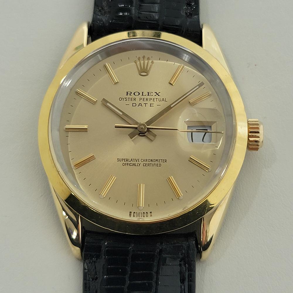 Luxurious classic, Men's Rolex Oyster Perpetual Date 15505 