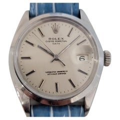 Mens Rolex Oyster Perpetual Date Ref 1500 Automatic 1960s Vintage RA259B