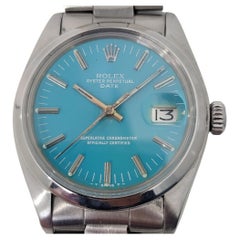 Mens Rolex Oyster Perpetual Date Ref 1500 Automatic 1970s Vintage RA255