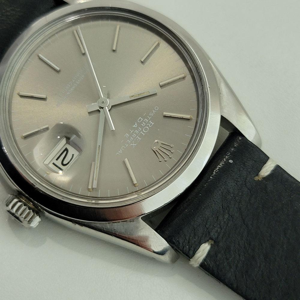 Men's Mens Rolex Oyster Perpetual Date Ref 1500 Automatic 1970s Vintage RA293B For Sale