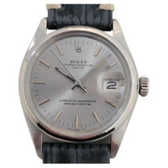 Mens Rolex Oyster Perpetual Date Ref 1500 35mm Automatic 1970s Vintage RA429