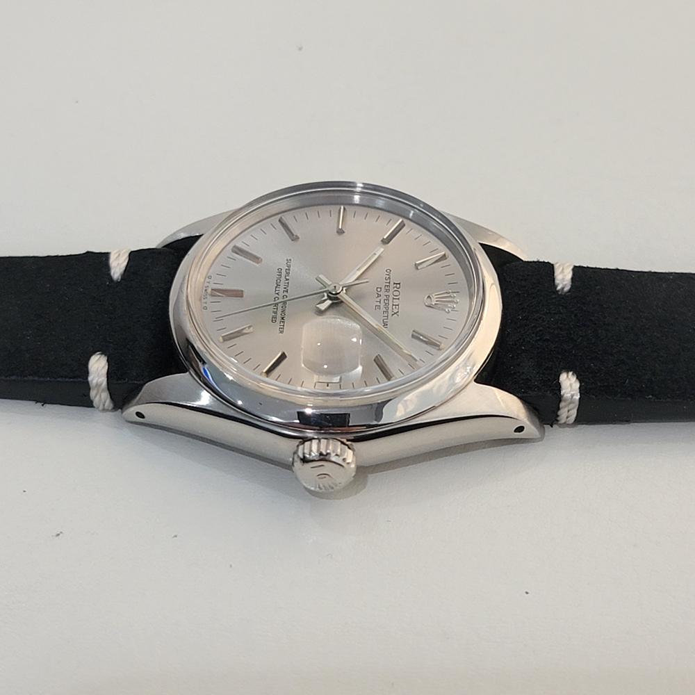 Rolex Oyster Perpetual Date Uomo Ref 1500 35mm Automatico 1970s Vintage RA429B 2