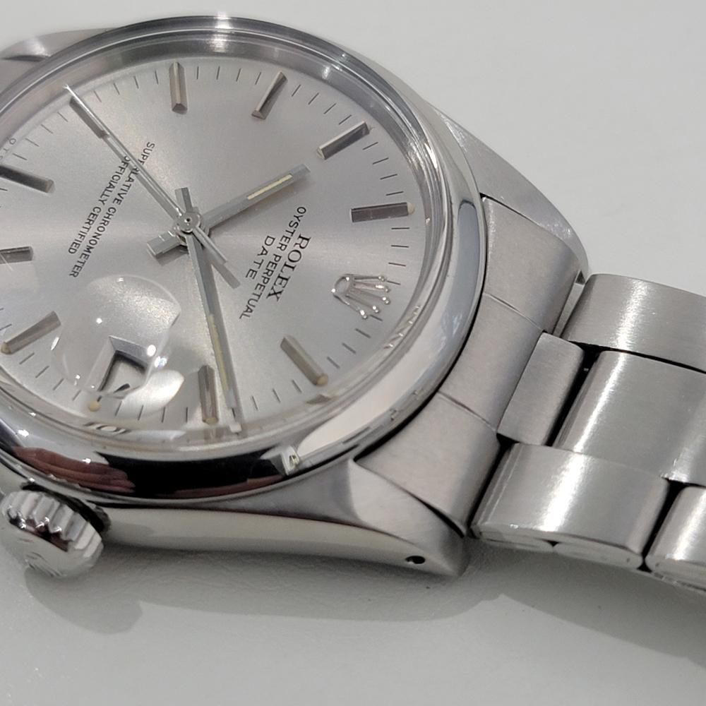 Rolex Oyster Perpetual Date Uomo Ref 1500 35mm Automatico 1970s Vintage RA429S 3