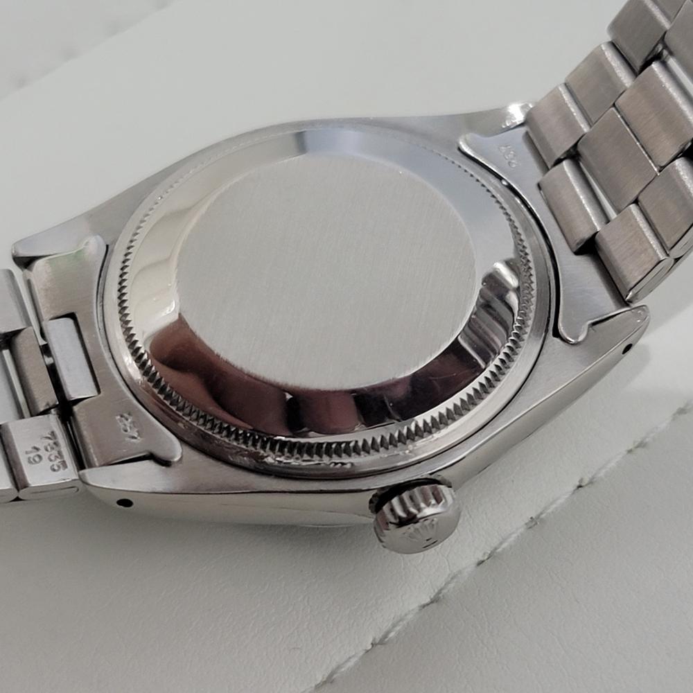 Rolex Oyster Perpetual Date Uomo Ref 1500 35mm Automatico 1970s Vintage RA429S 5