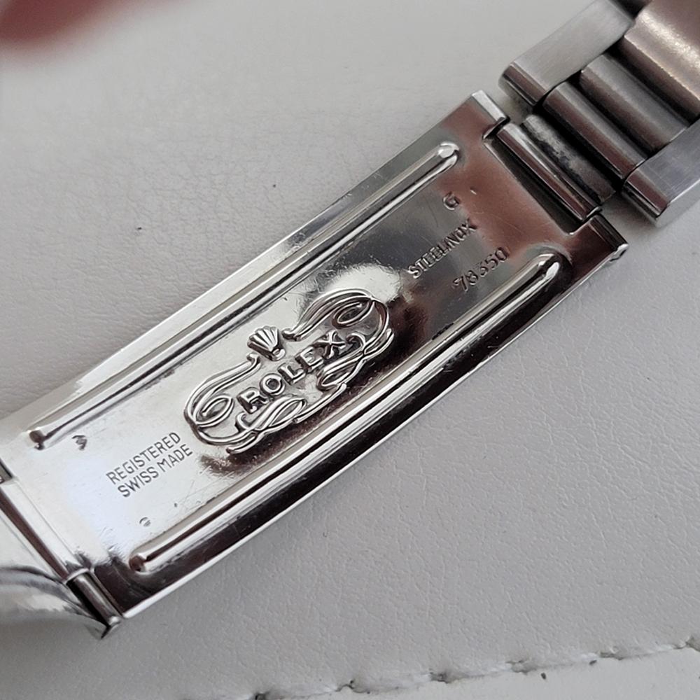 Rolex Oyster Perpetual Date Réf 1500 35 mm automatique des années 1970, vintage RA495 6