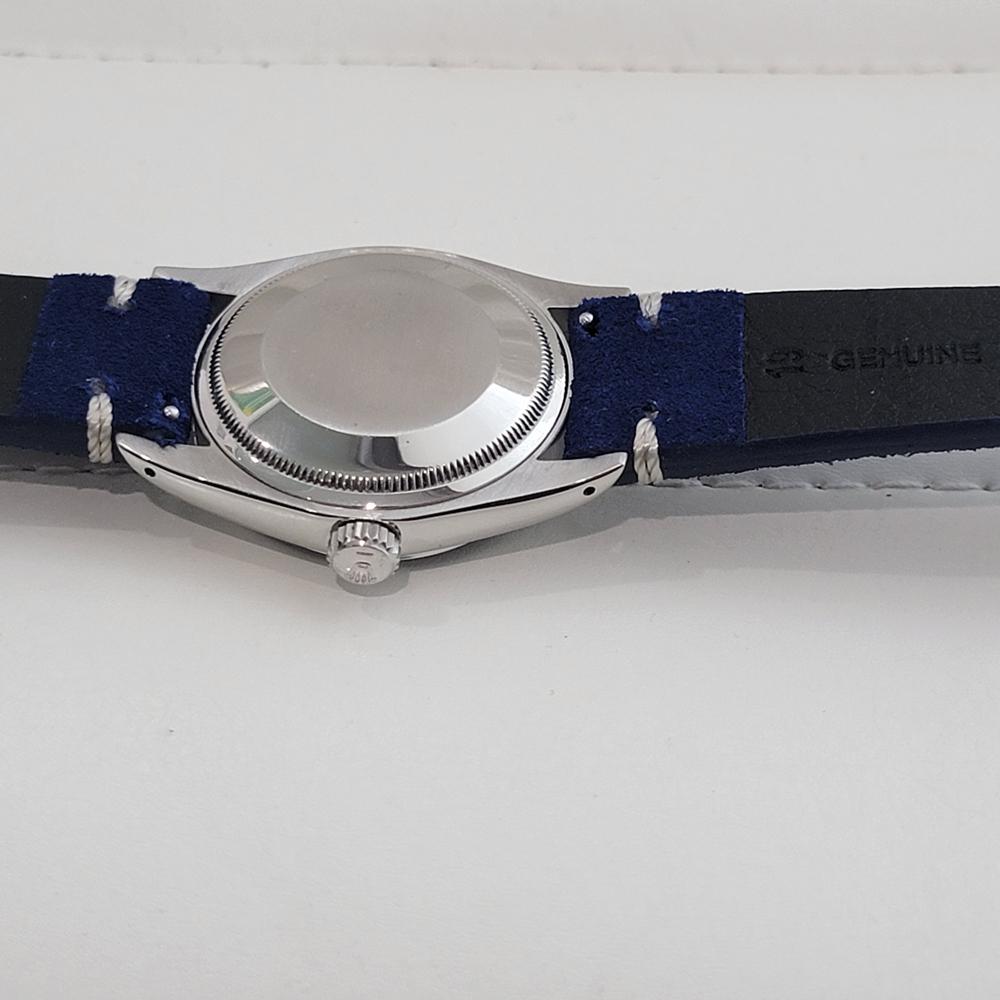 Mens Rolex Oyster Perpetual Date Ref 1500 35mm Automatic 1970s Vintage RA499 For Sale 6