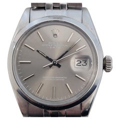 Herren Rolex Oyster Perpetual Date Ref 1500 Automatik 1970er Jahre Vintage Lux RA293