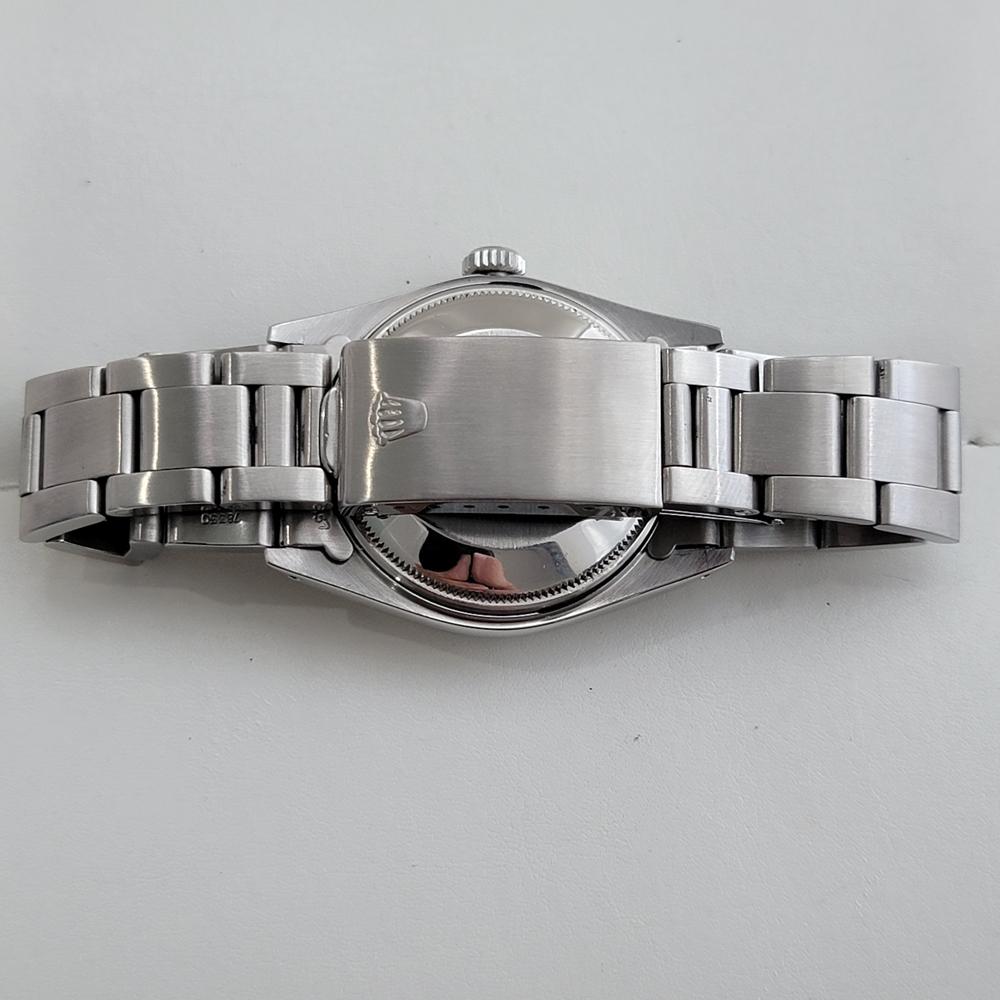 Mens Rolex Oyster Perpetual Date Ref 15000 Automatic 1980s All Original RA494 For Sale 7