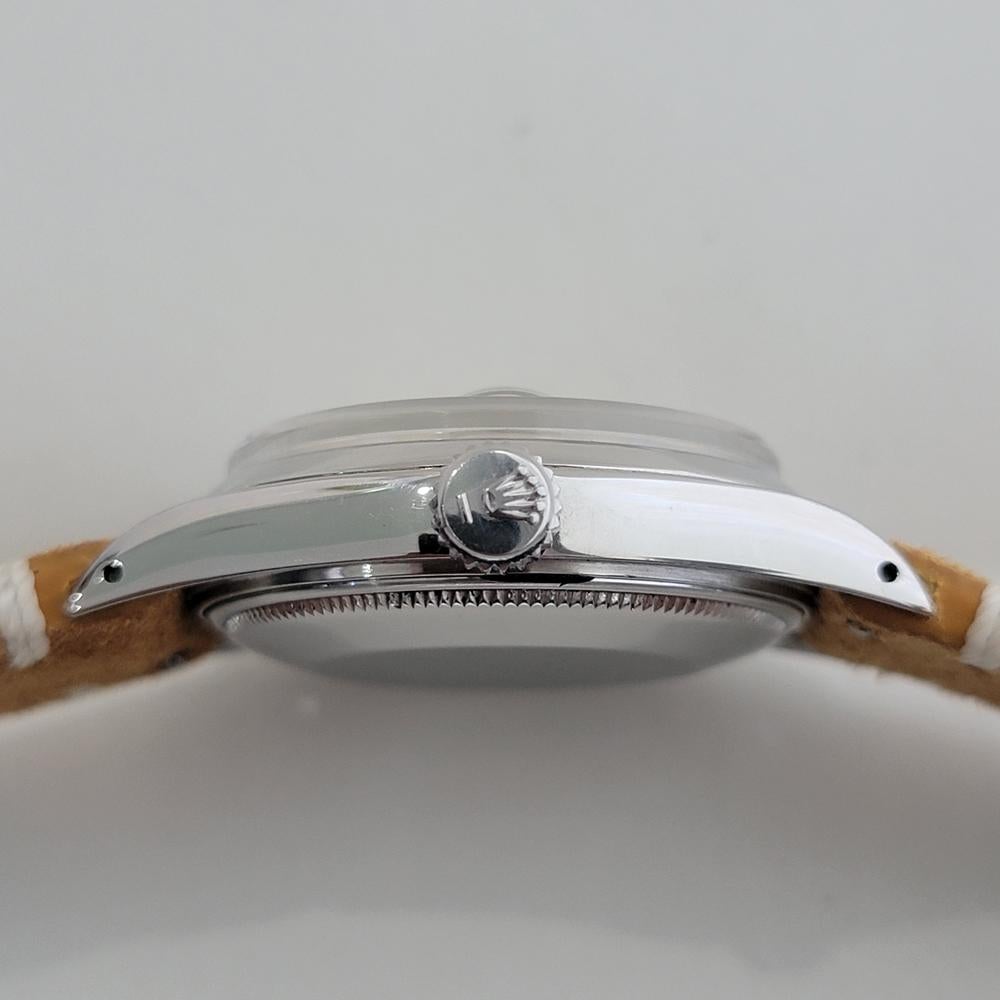 Mens Rolex Oyster Perpetual Date Ref 15000 Automatic 1980s Vintage Swiss RA494B For Sale 5