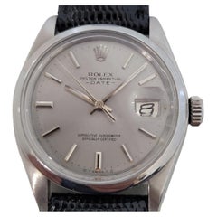Mens Rolex Oyster Perpetual Date Ref 1501 Automatic 1970s w Paper RA248B