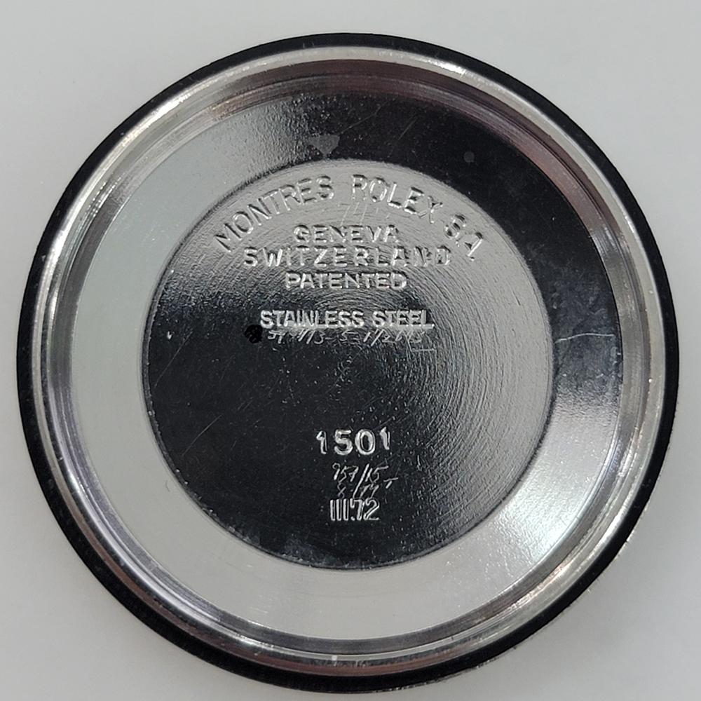 Mens Rolex Oyster Perpetual Date Ref 1501 Automatic 1970s All Original RA506 For Sale 9