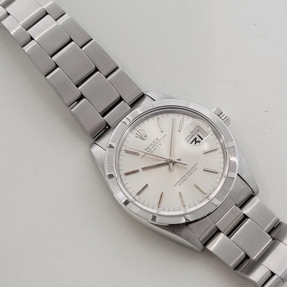 Mens Rolex Oyster Perpetual Date Ref 1501 Automatic 1970s All Original RA506 For Sale 2