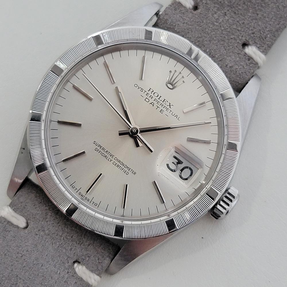 Men's Mens Rolex Oyster Perpetual Date Ref 1501 Automatic 1970s Swiss Vintage RA506B For Sale