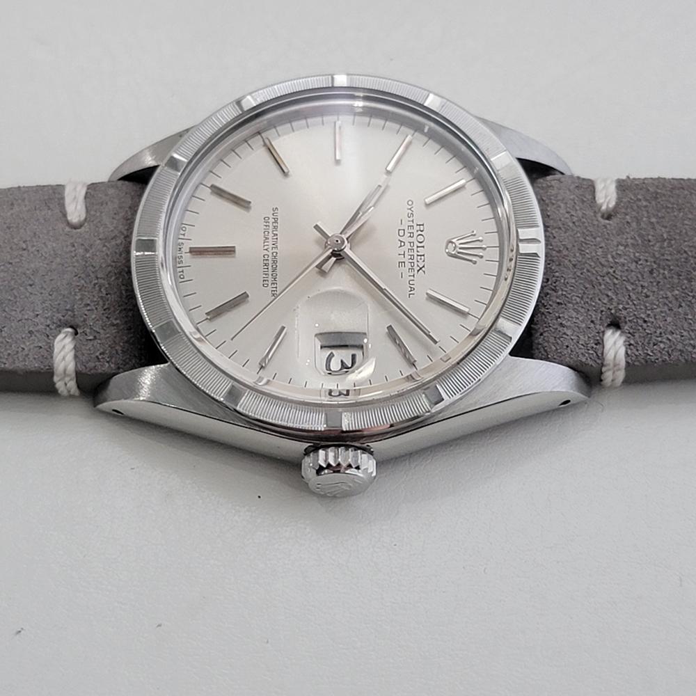 Mens Rolex Oyster Perpetual Date Ref 1501 Automatic 1970s Swiss Vintage RA506B For Sale 1