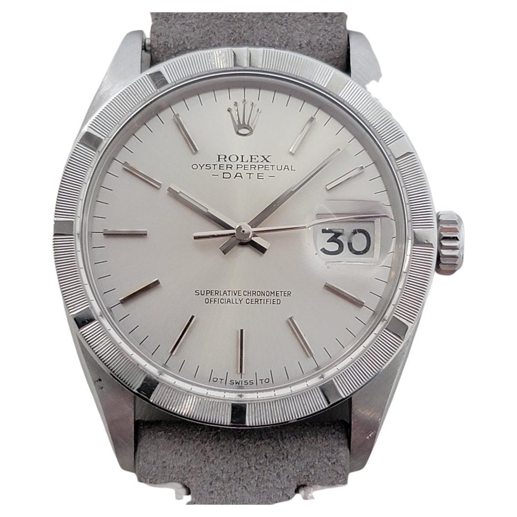 Mens Rolex Oyster Perpetual Date Ref 1501 Automatic 1970s Swiss Vintage RA506B