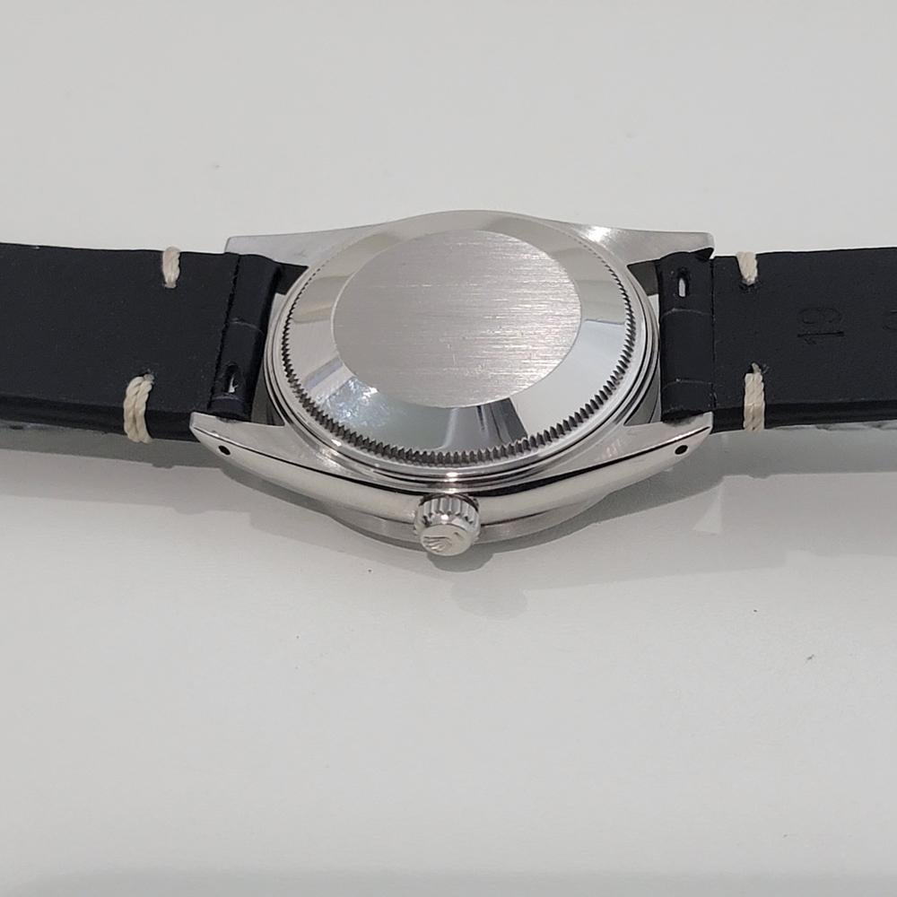 Mens Rolex Oyster Perpetual Date Ref 15010 35mm 1980s Automatic Swiss RA473B 6