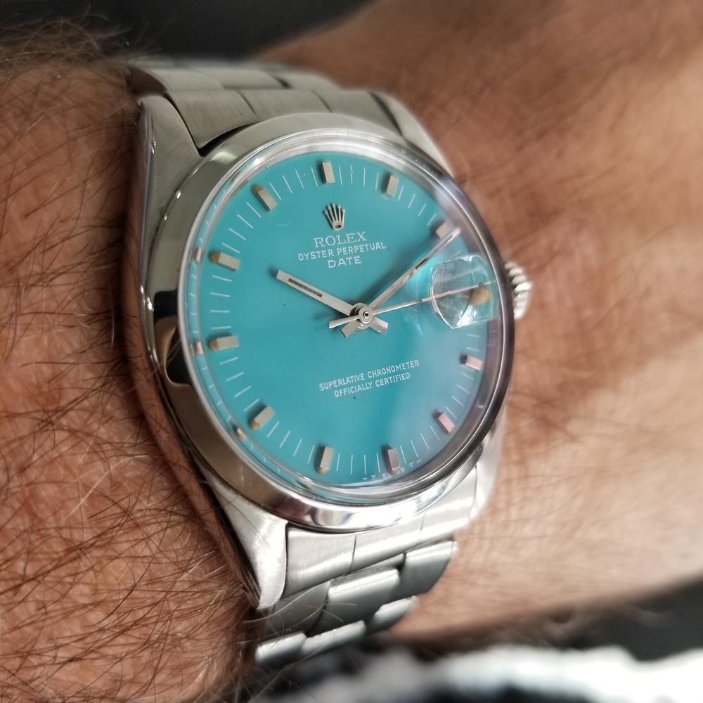 Men's Rolex Oyster Perpetual Date Ref.1500 Automatic, c.1960s Swiss RA112 9