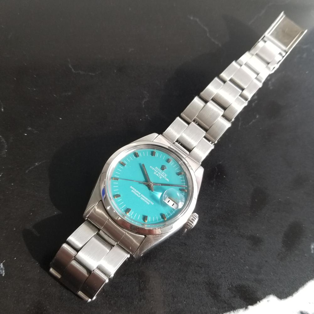 Men's Rolex Oyster Perpetual Date Ref.1500 Automatic, c.1960s Swiss RA112 2