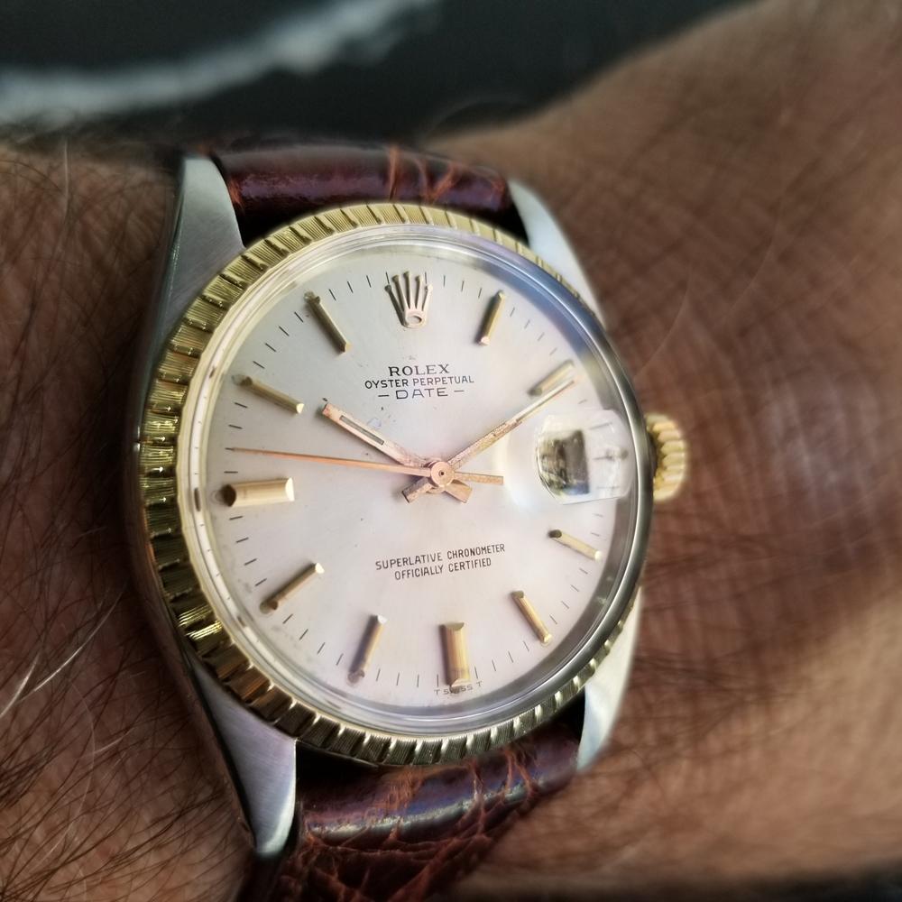 Men's Rolex Oyster Perpetual Date Ref.1500 Automatic, c.1960s Vintage RA148 6