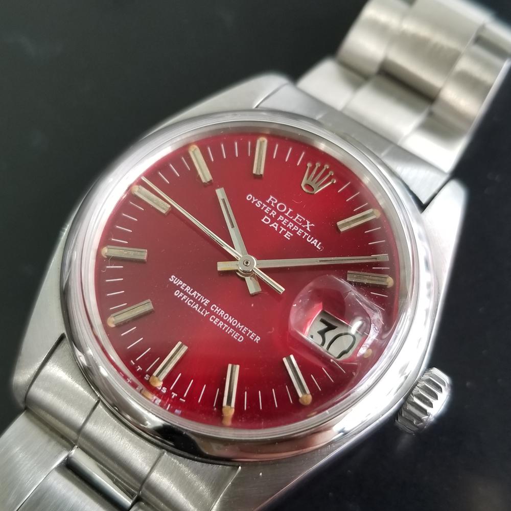 Men's Mens Rolex Oyster Perpetual Date Ref.1500 Automatic, c.1970s Swiss RA113